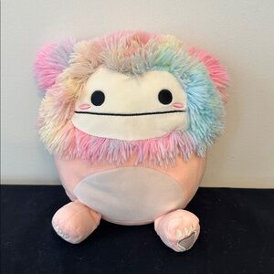 DIANE ~ Peach Rainbow Bigfoot Original Squishmallow by Kelly Toy ~ 8”